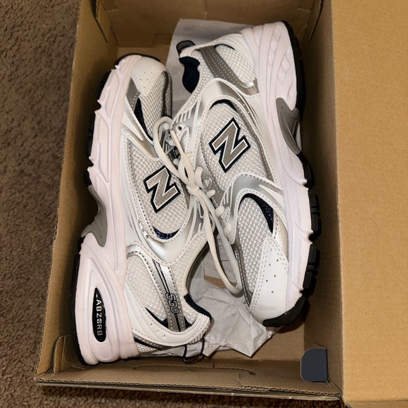 New balance 530 white/navy blue - Picture 5 of 5